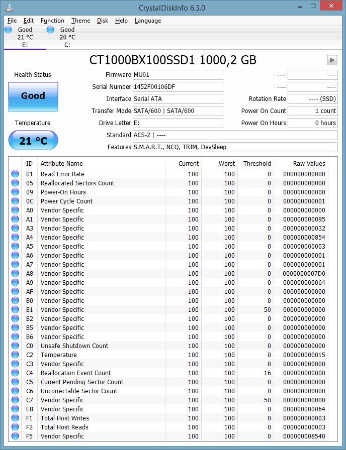 Crucial BX100 1000GB SSD Review