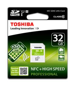 Toshiba NFC 32GB SDHC Memory Card Review and Flashair Update